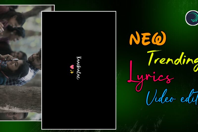 New Viral Reel Lyrics Video Editing: Alight Motion Tutorial #307