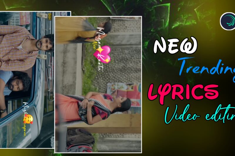 New Trending Reels Lyrics Video Editing 2025 – Alight Motion Professional Guide #316