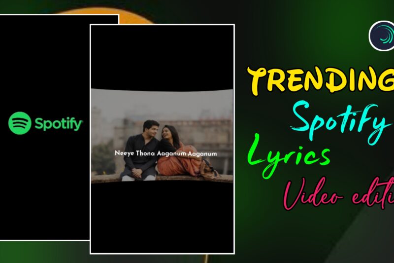 New Trending Spotify Lyrics Video Editing #328