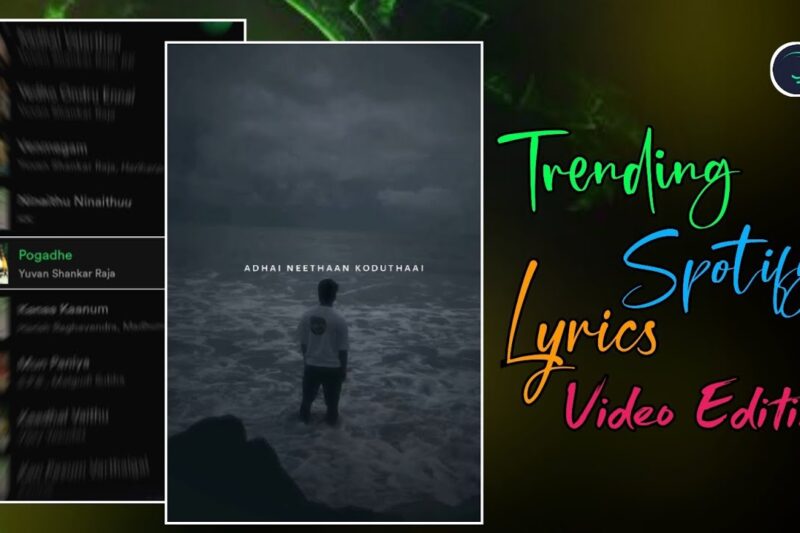 Spotify Style Viral Lyrics Video Editing #338