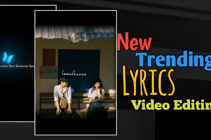 New Viral Lyrics video editing in Alightmotion #404