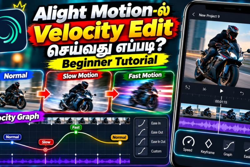 Alight Motion-ல் Velocity Edit செய்வது எப்படி? – Beginner Tutorial